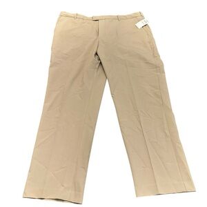 Van Heusen Men's Khaki Dress Slacks | 40x30 | Straight Fit